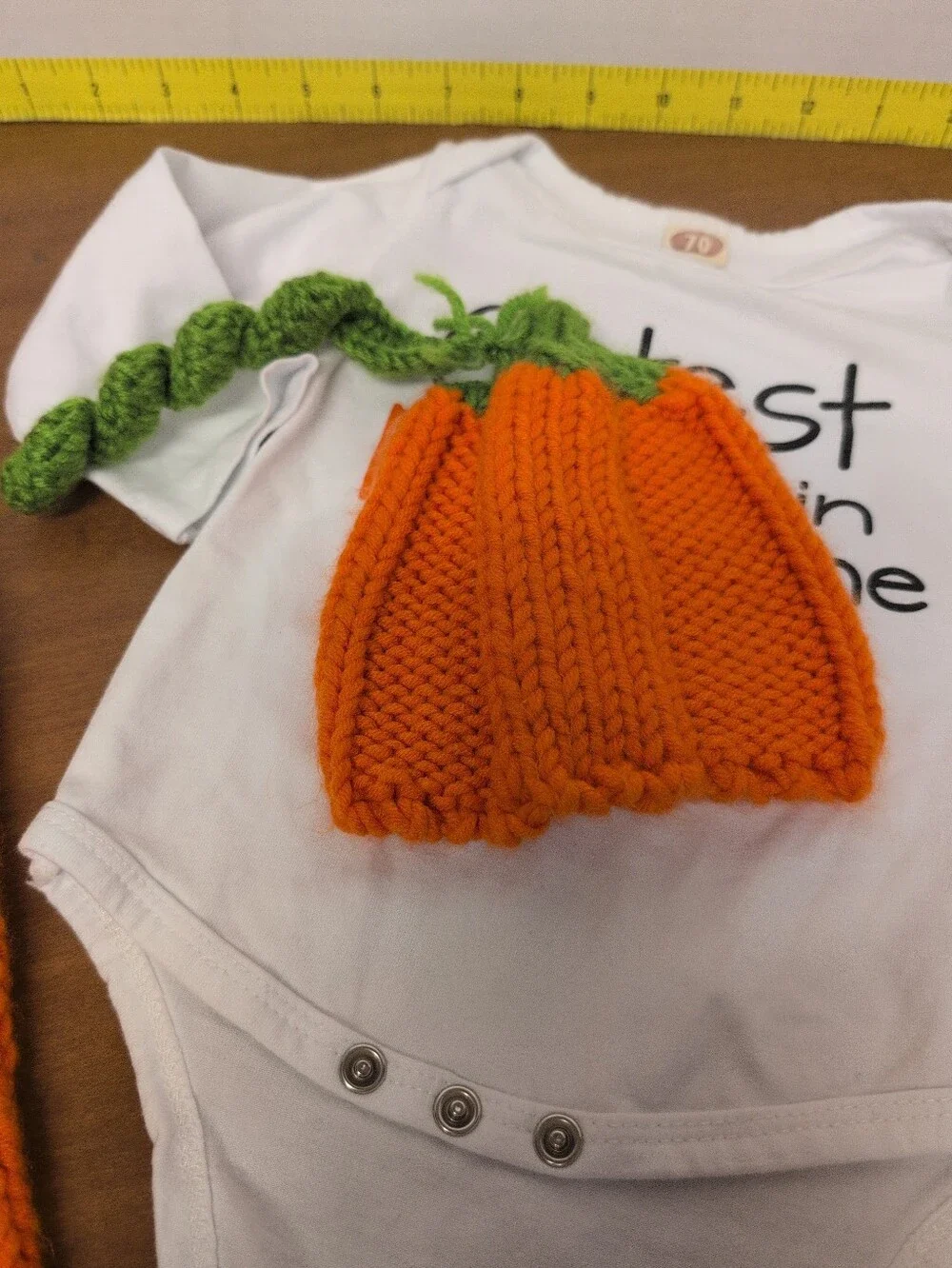 Unbranded Orange 'Cutest Pumpkin in the Patch' Kids Costume Set